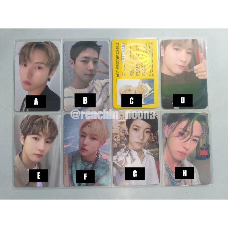 PC RENJUN [MD DREAMING BENE SMSTORE ID DEPARTURE FCMM CHRISTMAS KHINO FUTURE WE BOOM YGM HS WE YOUNG]