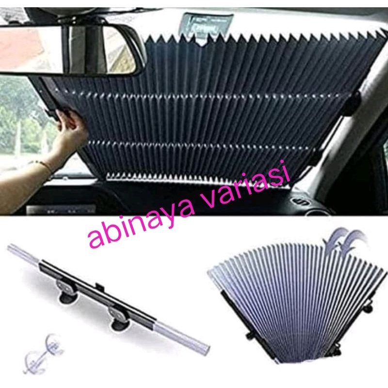 Hordeng Tiray Kaca Depan Mobil TOYOTA RAIZE Sun Shade Shield