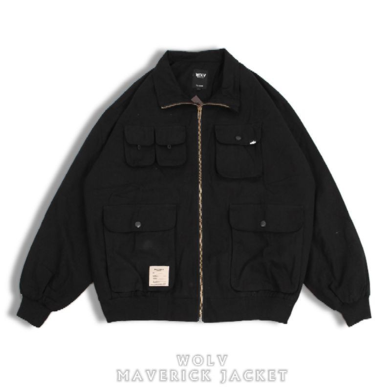 JAKET PRIA MAVERICK VINTAGE ORIGINAL WOLV JACKET DISTRO / FLIGHT JACKET PRIA