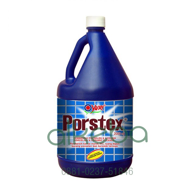 porstex yuri pembersih porselen keramik 2000 ml 2 liter