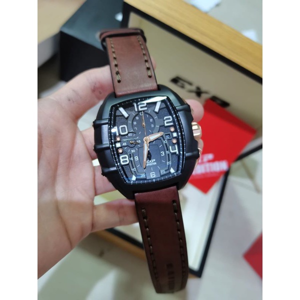 jam tangan pria Expedition E 6822/E6822 kulit Original