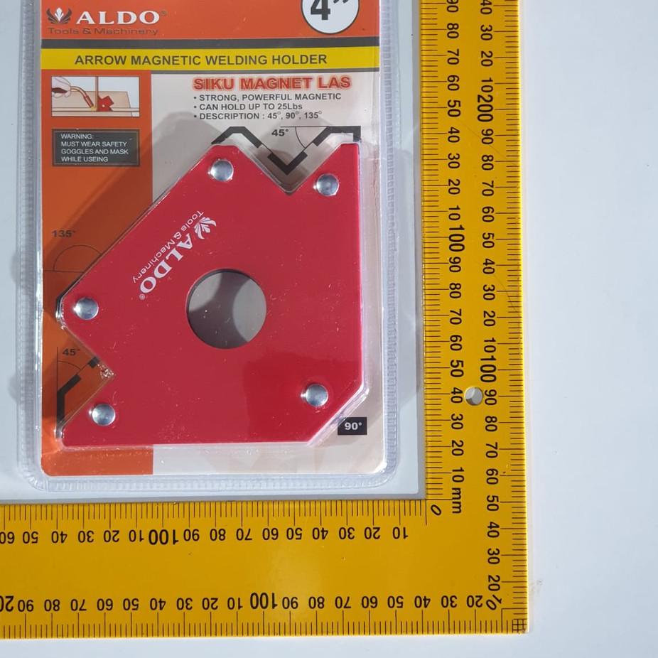 Magnet Holder Arrow Magnetic Siku Magnet Untuk Las 4 inch  WIPRO ,,