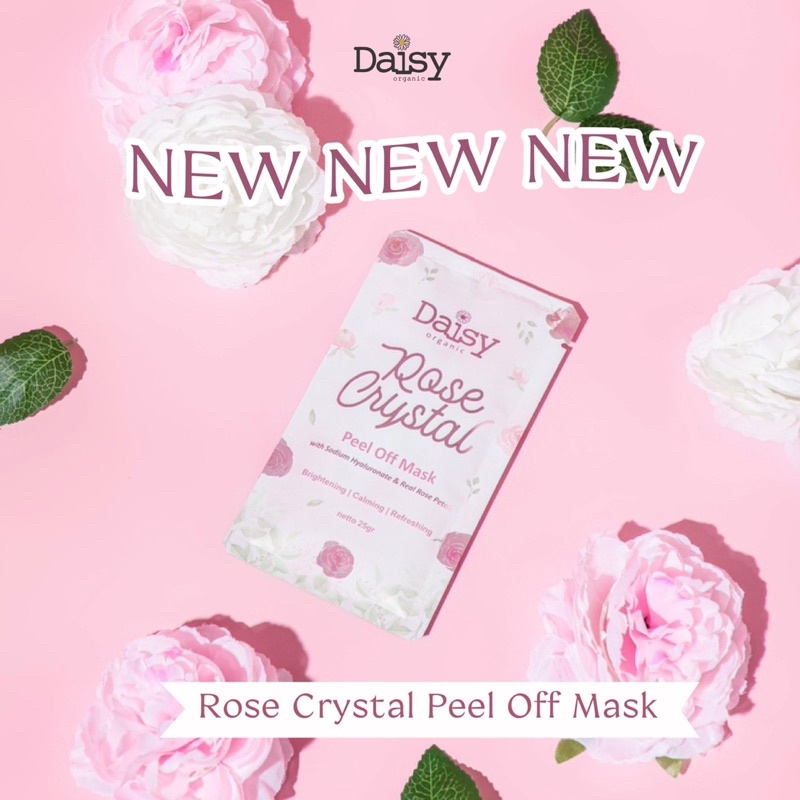Daisy Organic Rose Crystal Peel Off 25gr
