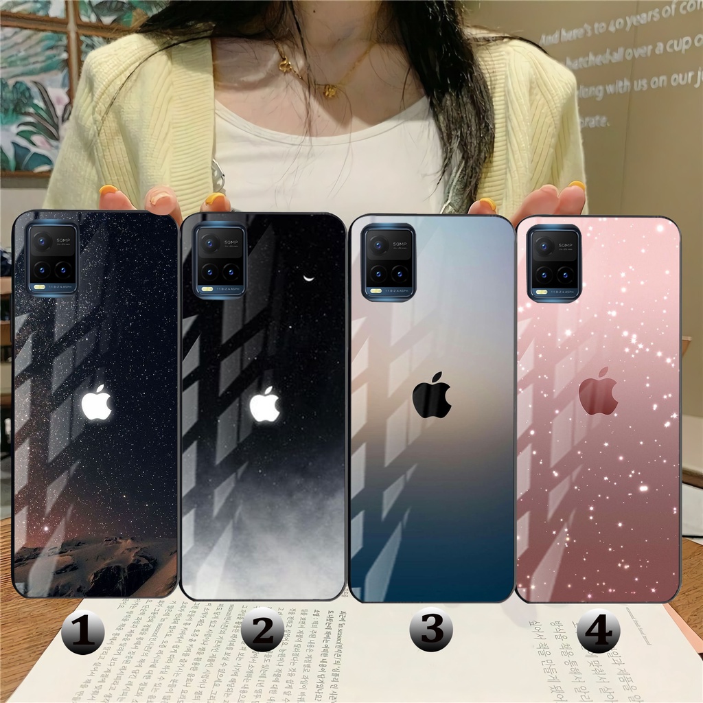 (XS351) Case Glossy VIVO Y33s Y21s Y21/Y12 Y15 Y17 /Y91 Y93 Y95 /Y12s Y20/Y30 Y50/ Y91C/Y19 Casing H