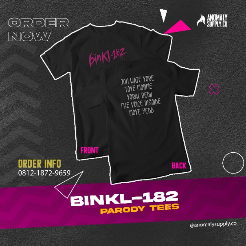 Kaos Band Blink182 Parody
