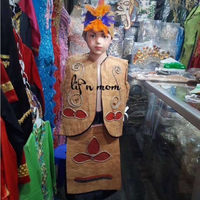 baju adat papua baju adat anak - perempuan