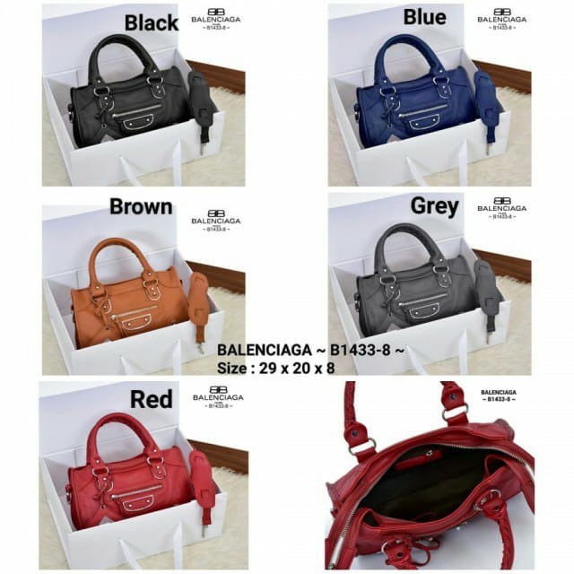 BALENCIAGA Classic City Metallic Edge Leather / SEPATU WANITA / TAS FASHION