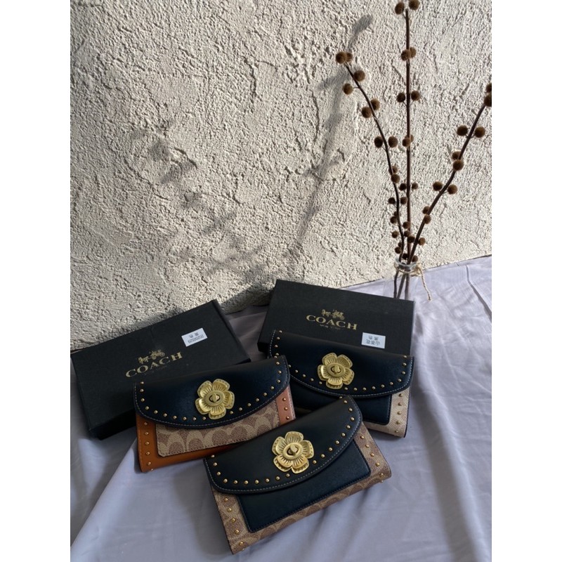 Coach dompet parker panjang lipat semi premiun