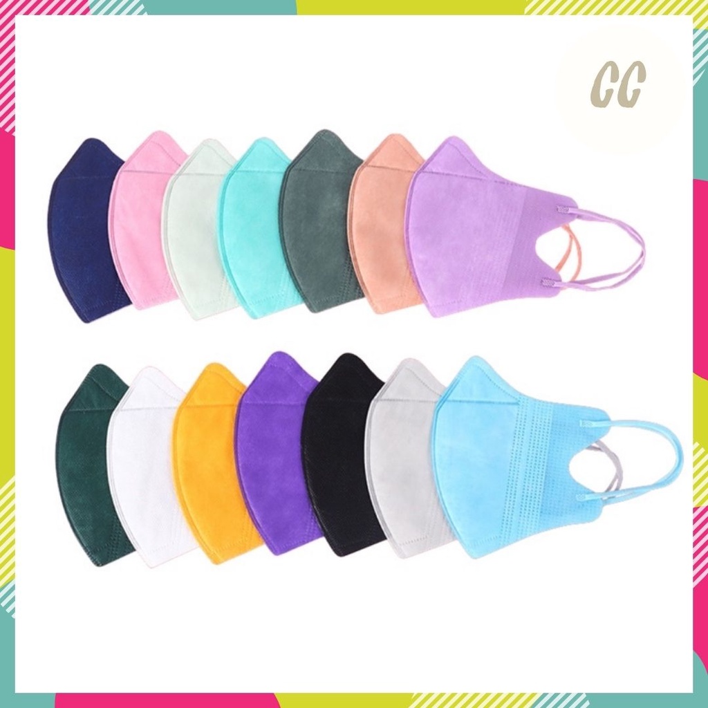 Masker Duckbill Warna Duckbill Anak Masker Duckbill Hijab Masker 3D Duckbill Headloop Masker Duckbil