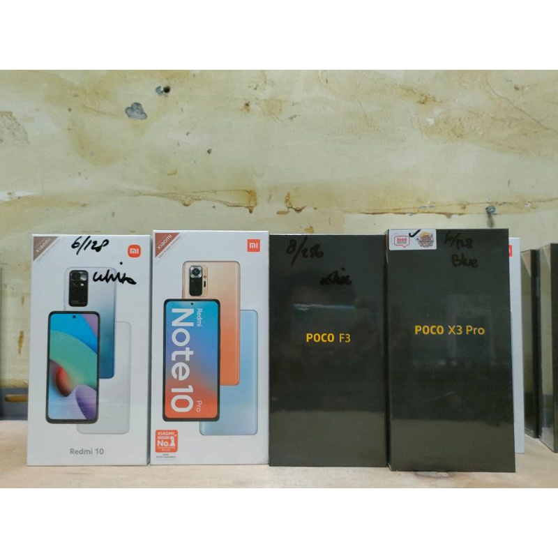 Xiaomi Redmi Note 10 pro 6/128 garansi resmi gray