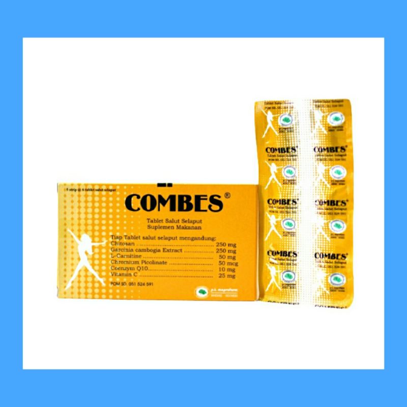 Combes Tablet Obat Pelangsing Diet Per Strip