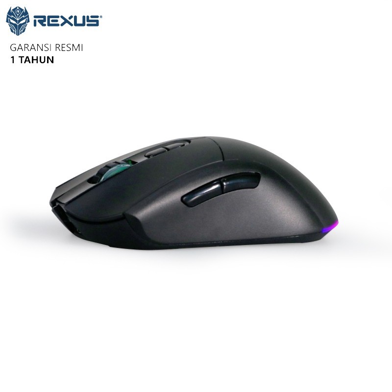 Mouse gaming Rexus wireless wired usb 2.0 macro 10000dpi 7d rgb 1.8m cable arka rx107 rx-107