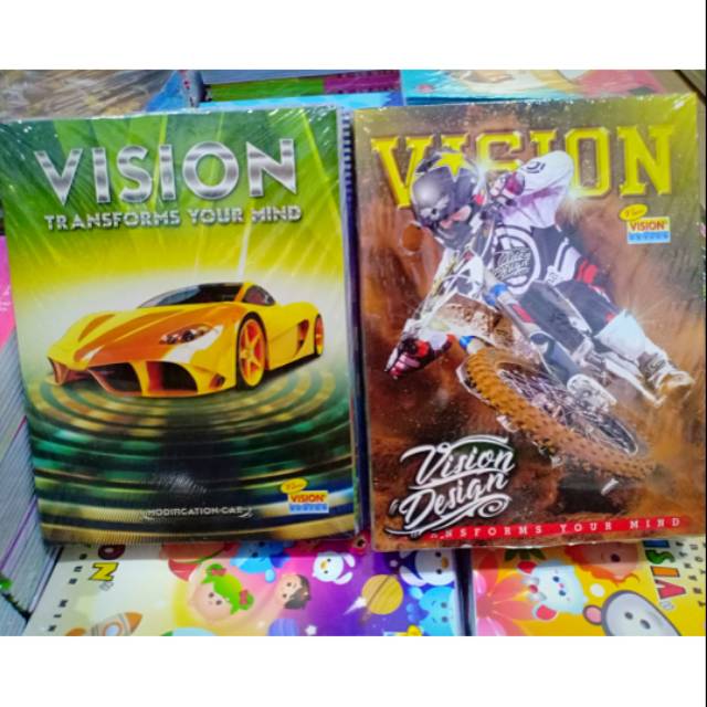 

(940gr) 1pak buku tulis vision isi 38 lembar