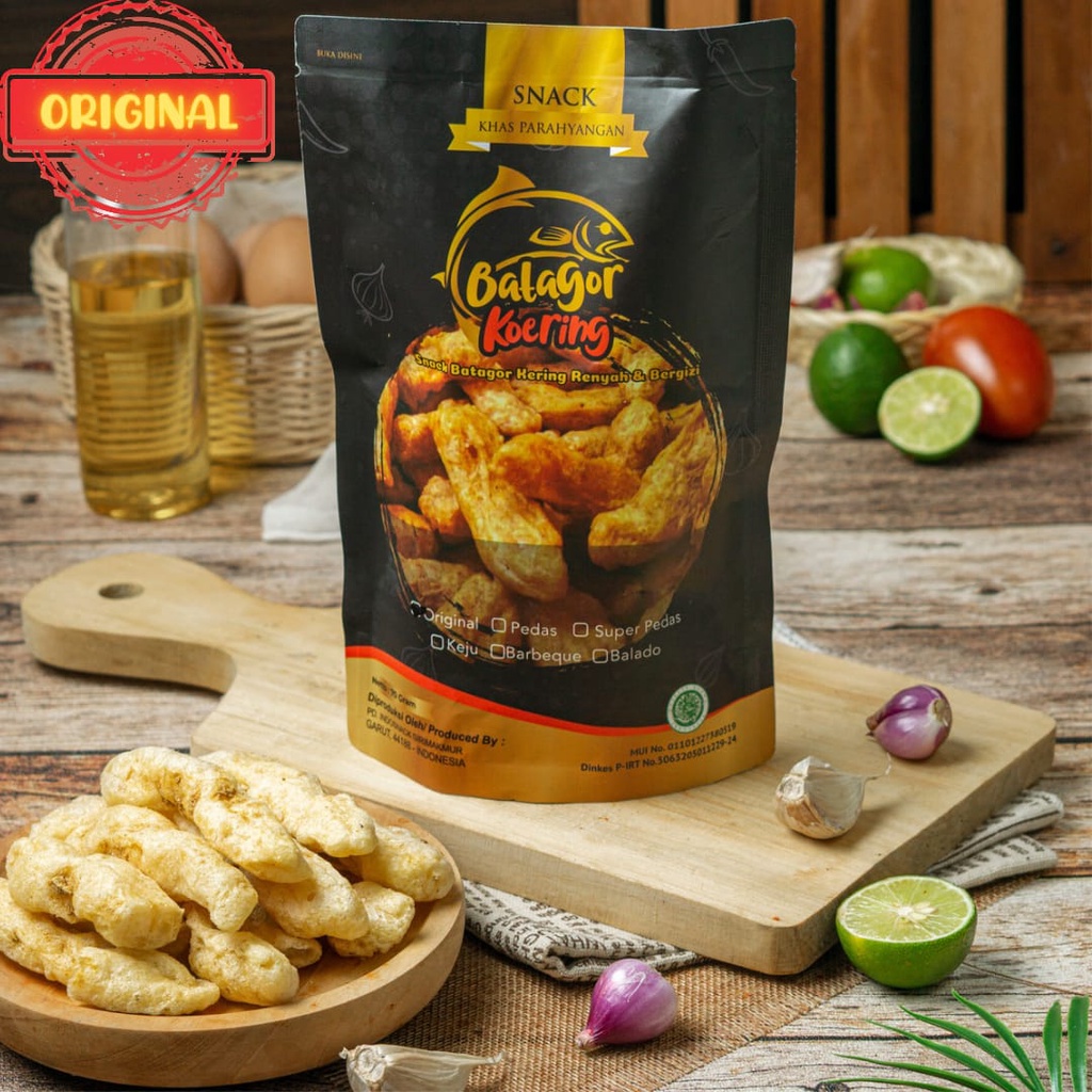 

Batagor Kering Koering ORIGINAL 70gr Cemilan Snack Makanan Ringan