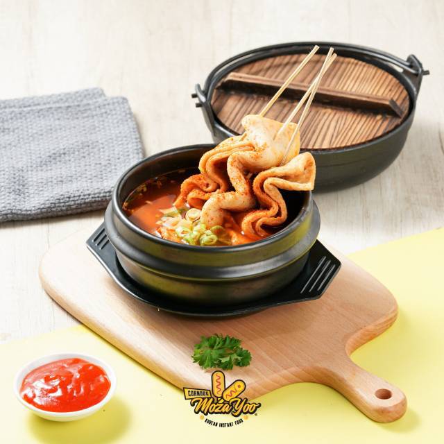 

Odeng/ fishcake 2 lembar+ saus spicy