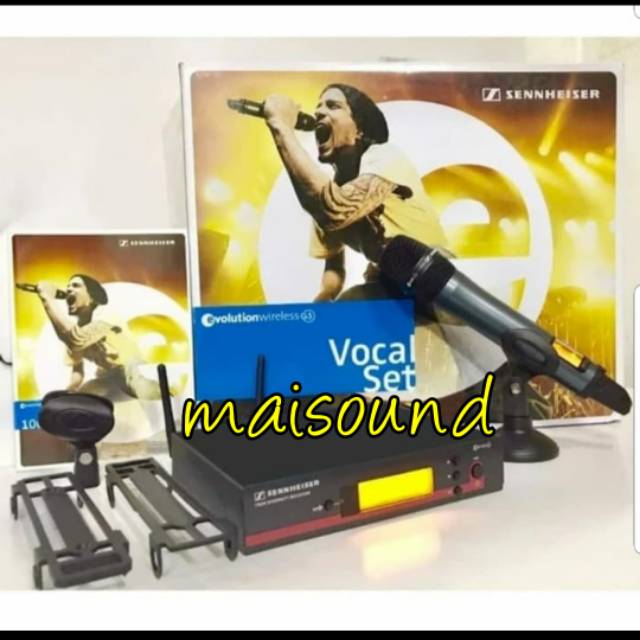 MIC SENNHEISER EW 135 G3 WIRELESS SENNHEISER EW135 G3 SINGLE MIC HANDHELD