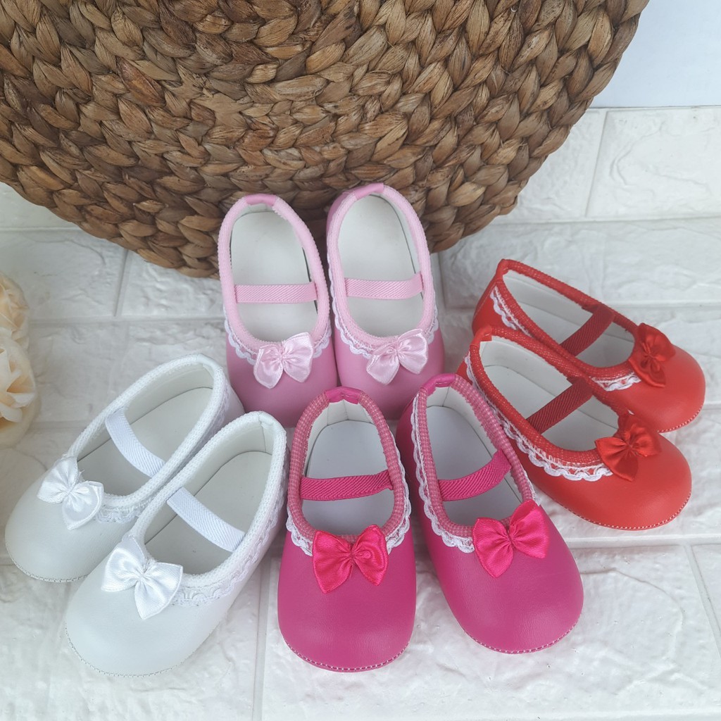 [TAMAN SEPATUKU] SEPATU TRENDY MURAH BALET BAYI PREWALKER ANAK PEREMPUAN PITA LUCU APX03