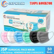 [NON KONEKTOR] Masker Kesehatan JSP Mask Surgical Face Mask 3 ply Earloop SM 09 ( JSP MASK )
