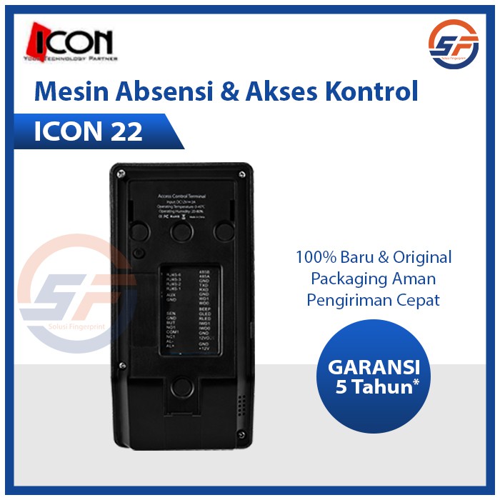 Mesin Absen &amp; Akses Kontrol ICON 22 Include Modul Proxi Mesin Absensi