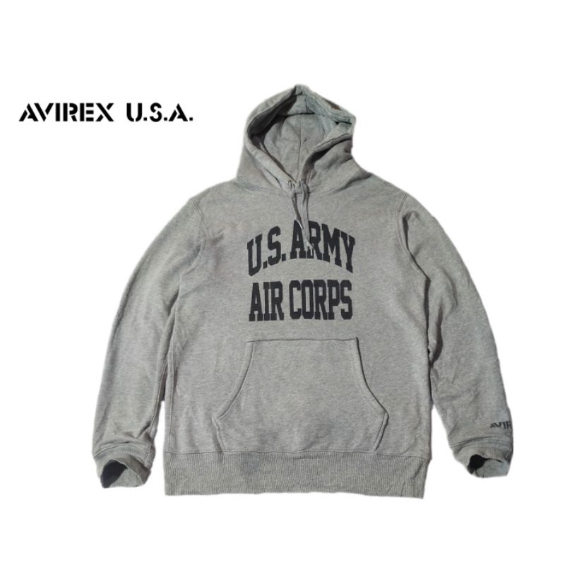 SWEATER HOODIE PRIA SECOND BRANDED AVIREX U.S.A ORIGINAL