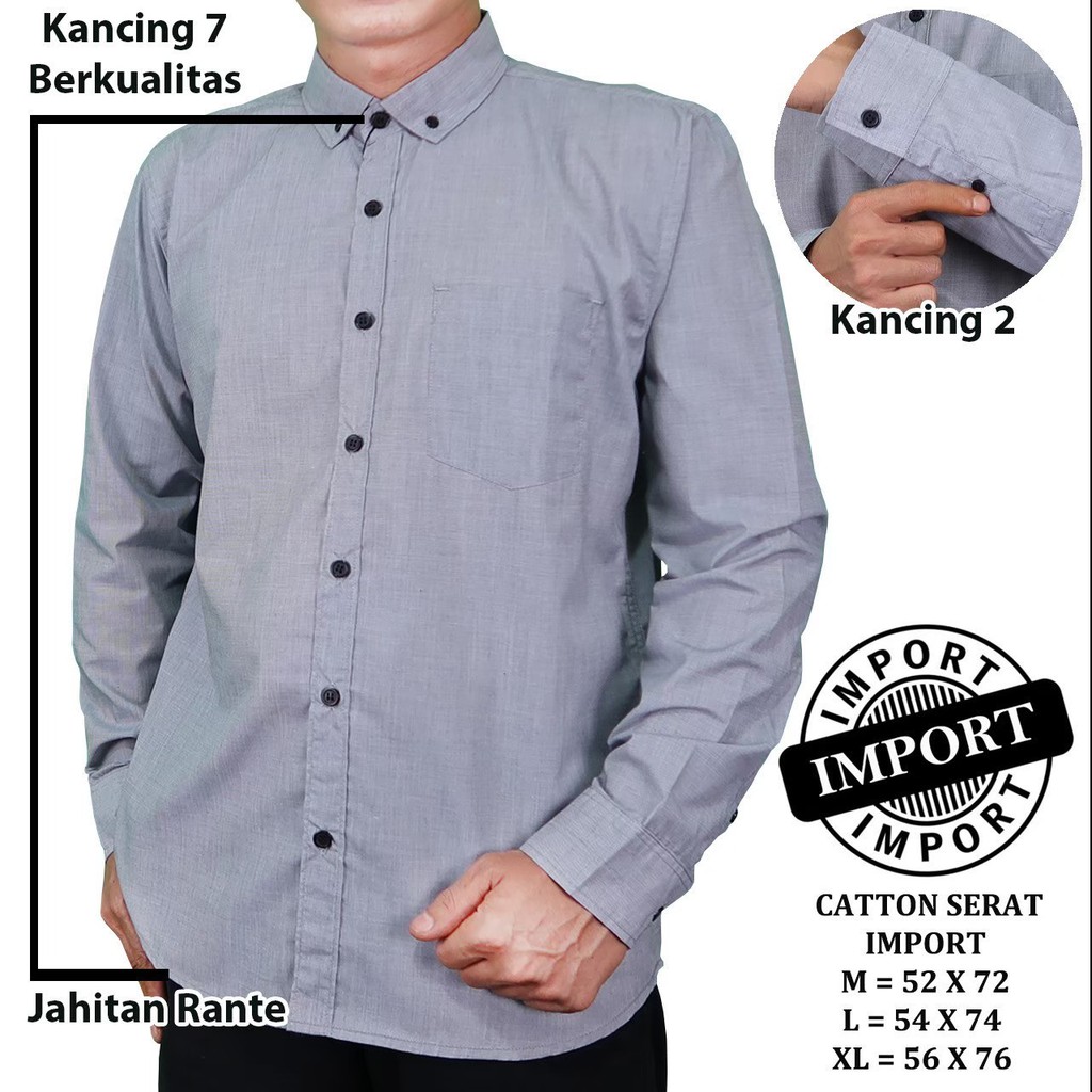 kameja pria kameja formal kameja panjang polos