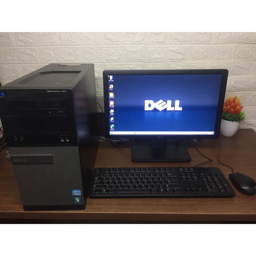 Set Komputer Dell Optiplex Core i3 RAM 4GB Hardisk 500GB Siap Pakai