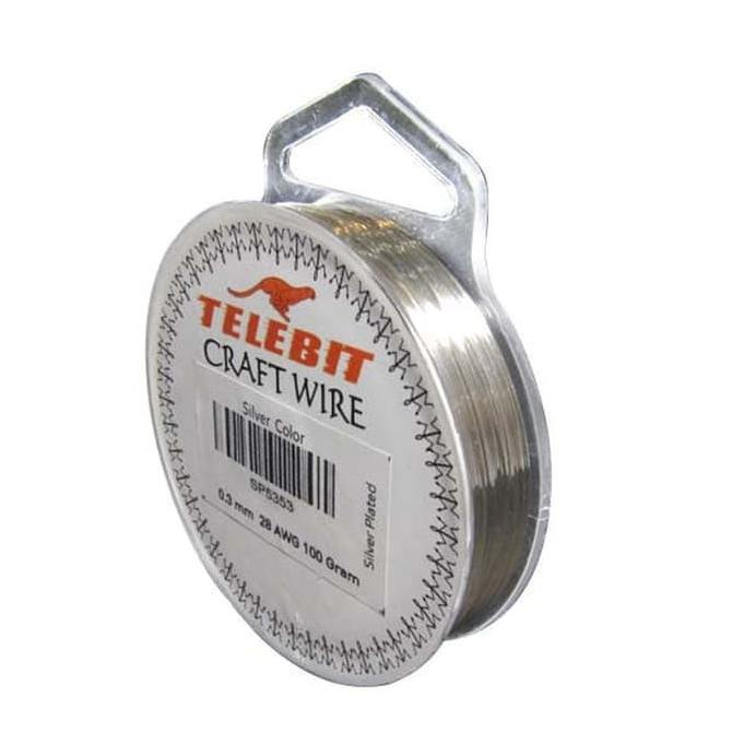 Buruan serbu] TELEBIT SILVER WIRE COPPER CRAFT KAWAT SILVER 0,8MM