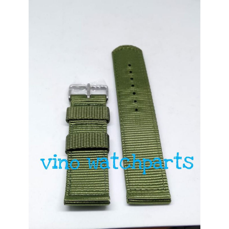 Tali Jam Tangan Kanvas Premium, Strap Tali Jam Tangan kanvas, Tali Jam Universal Nylon Premium