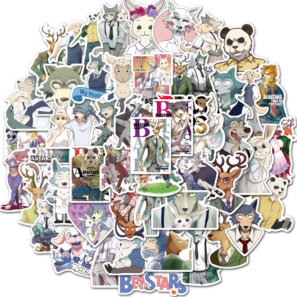 BEA001 – Sticker / Stiker Anime Jepang Beastars Studio Ghibli