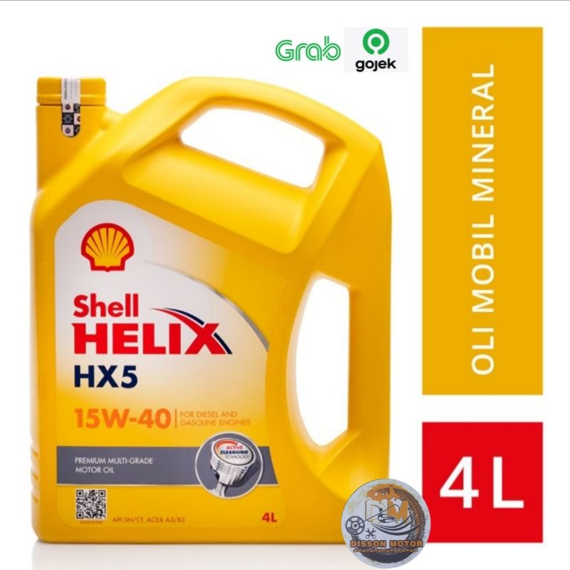 Shell Helix HX5 15W40 4Liter Oli Mesin Shell Helix