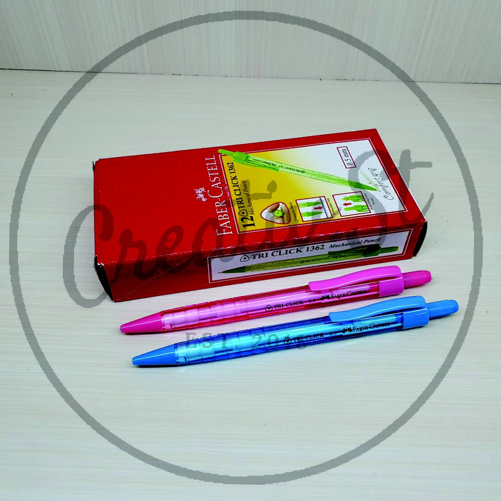 

FABER CASTELL Pensil Mekanik Tri Click 0.5 Mm Mechanical Pencil