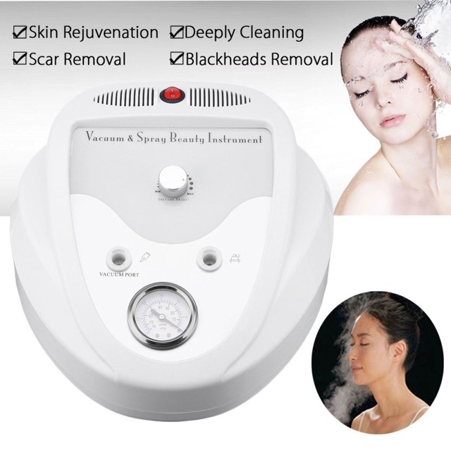 Pure Oxygen Water Spray Jet &amp; Micro Diamond Dermabrasion Facial Skin Rejuvenation Whitening Therapy