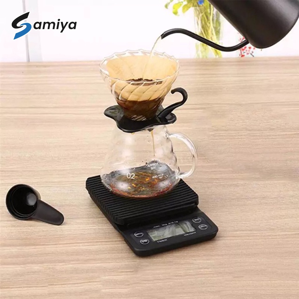 Drip coffee scale / timbangan kopi / timbangan dapur digital / timbangan emas / kopi drip v60