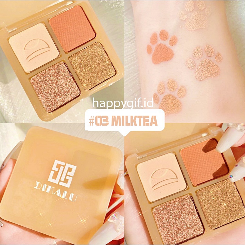 DIKALU COCO VENUS Korean Eyeshadow Paw Pallete Matte Palet 4 Warna Waterproof And Drable XX038