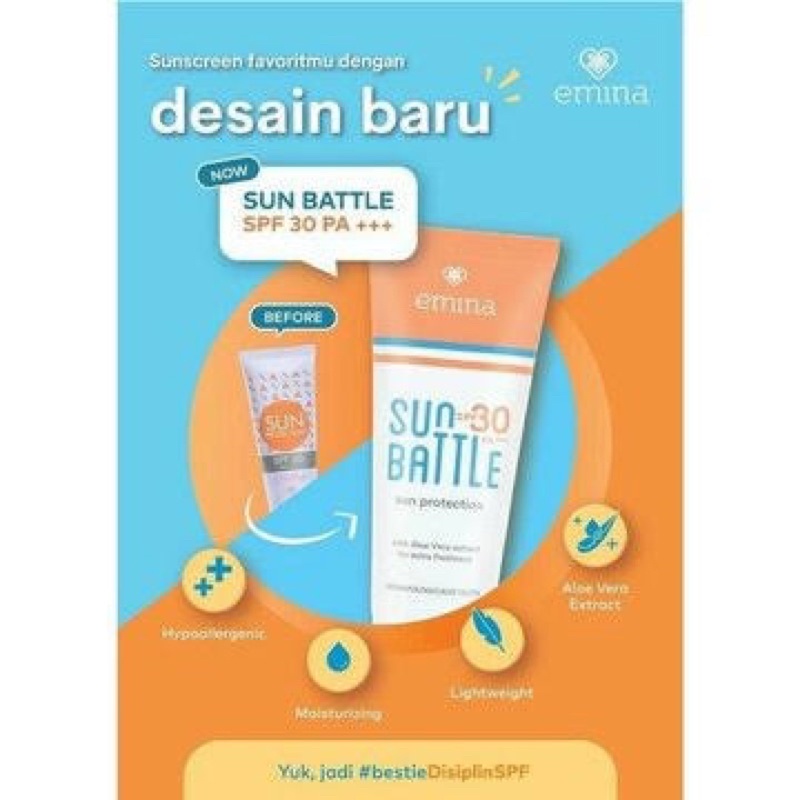 Emina sun battle Spf 30