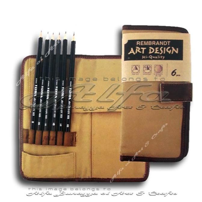 

Lyra Art Design Pencils Set 6 - Pensil Sketsa - Sketch Graphite