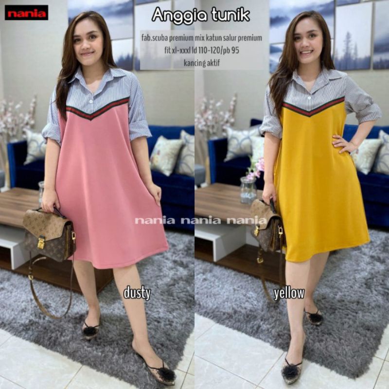 Baju Wanita Anggia Tunik