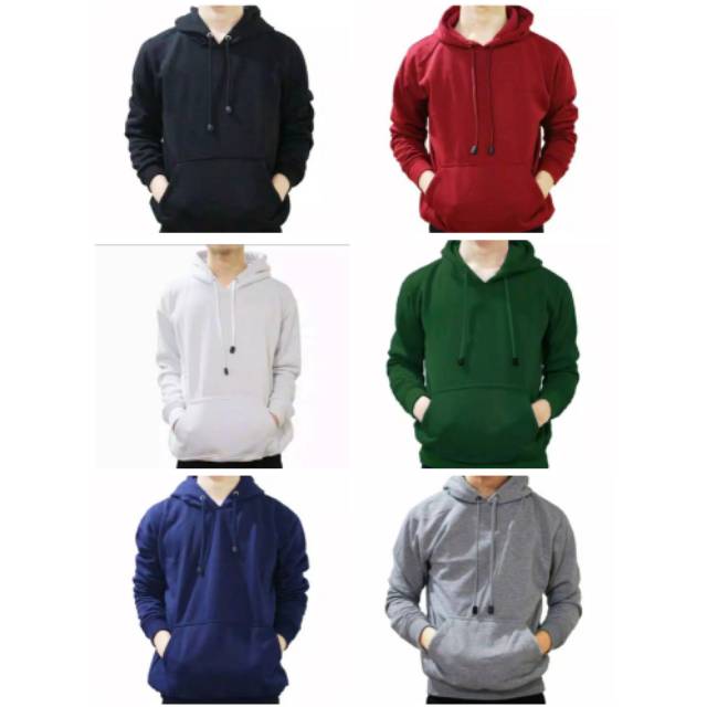 Hoodie Polos Sweater Jumper Pria