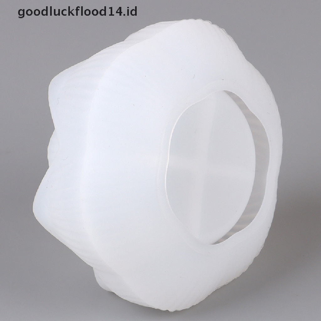 [OOID] 1Pc DIY Silicone Mold Lotus Shape Epoxy Resin Mould Ashtray Mold Crafts Making ID