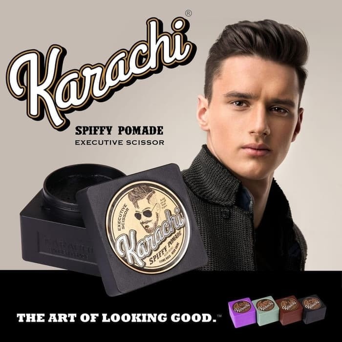 Karachi Hair Pomade Water Based 70gr - Spiffy Pomade BPOM Original Pomed Warna Rambut TERLARISS 