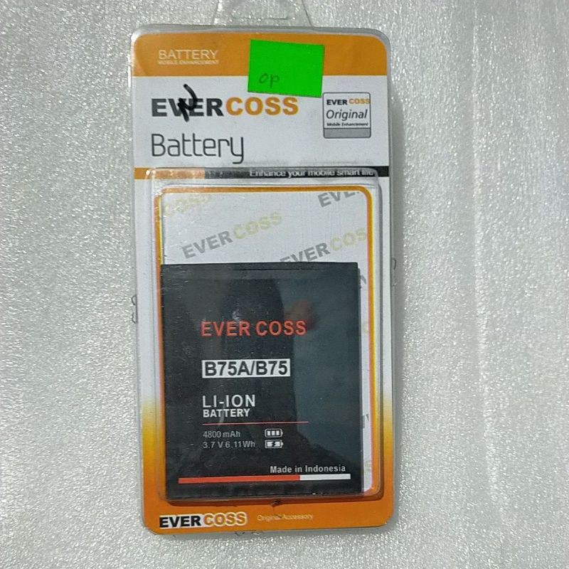 baterai battery EVERCOSS B75A / B75