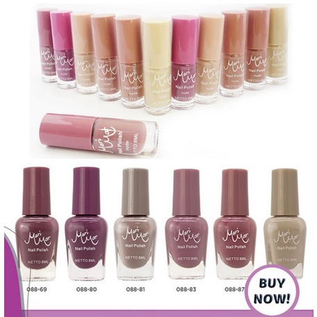 ✨SHASYA✨ MARIMAR NAIL POLISH | Kutek Cat Kuku Nude Bening 8ml