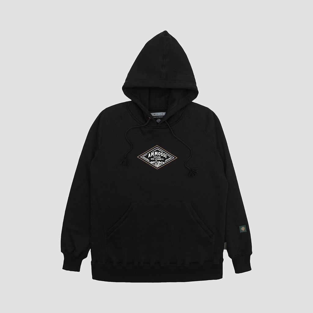 Jaket Hoodie Ammossi Shield Black