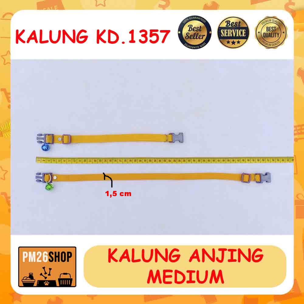 Kalung Anjing Nylon Size M Kd. 1357