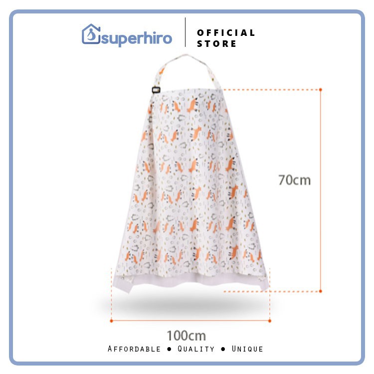 Apron Menyusui Premium Nursing Cover Kain Penutup Menyusui Baby Bayi