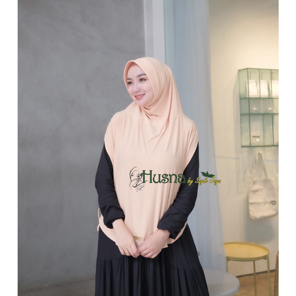 Terbaru Husna Hijab Sport khadijah Cardi Ropel Jersey Premium Zara