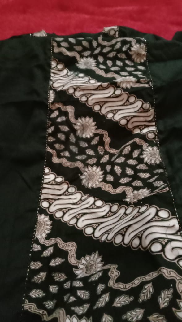 Batik Couple Modern Exlusive Original • Gamis Diamond Mix Payet Jepang Elegan