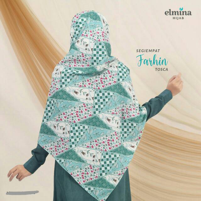 Jilbab segi empat new kaira farhin by elmina hijab