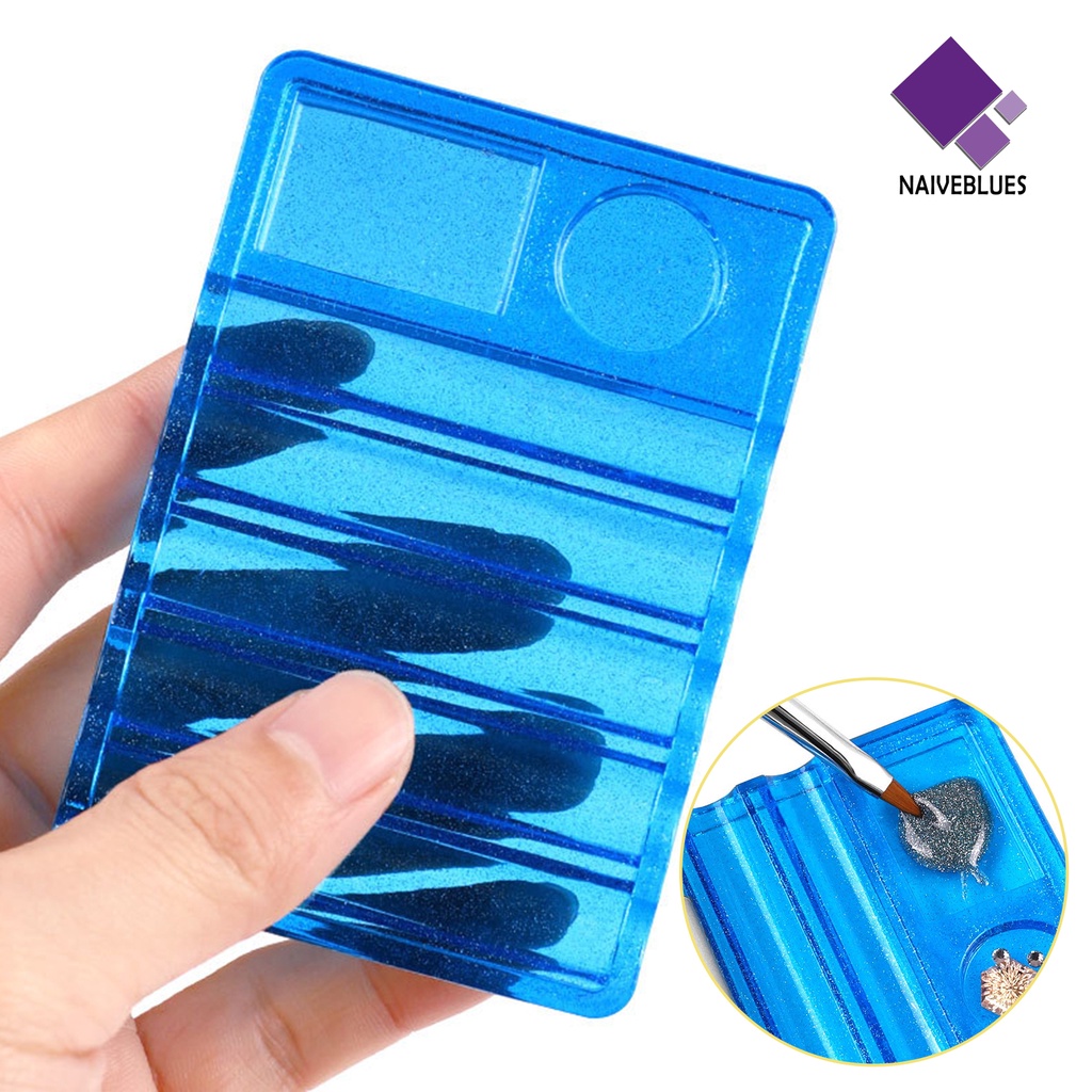 Naiveblue &gt; Holder Kuas Nail Art / Manicure DIY 7 Slot Untuk Wanita