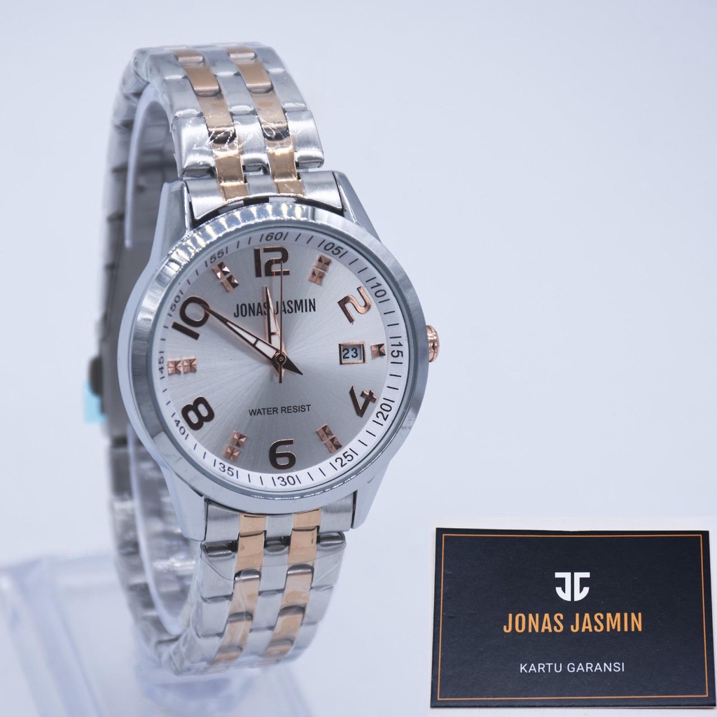 JAM TANGAN CEWEK JONAS JASMIN JJ-2211 ORIGINAL WATERESISTAN/JAM TANGAN CEWEK FASHION/JONAS JASMIN/JJ-2211/